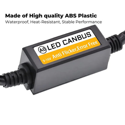 Intelligent LED Headlight Canbus Decoders & Anti-Flicker Harness (Pair)