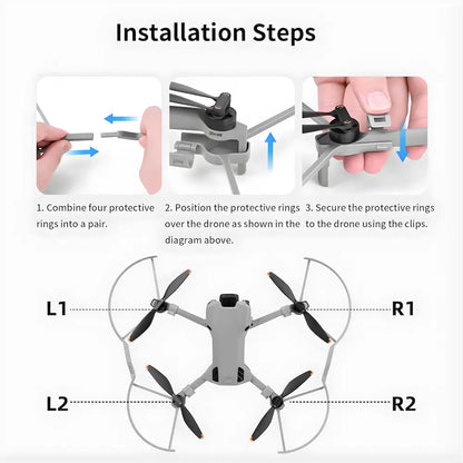 how to install dji mini 5 pro propeller guard