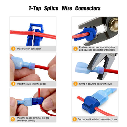 T-Tap Wire Connectors & Quick Splice Electrical Terminals