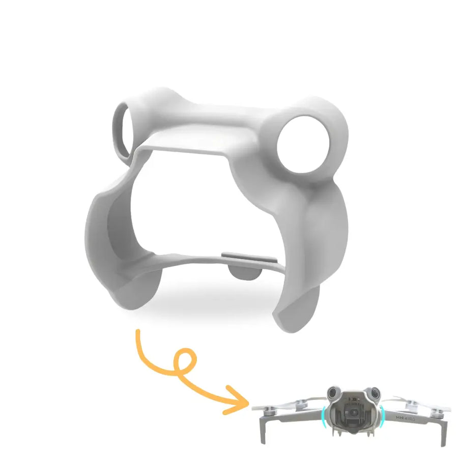 Anti-Glare Lens Hood & Gimbal Cover for DJI Mini 4 Pro