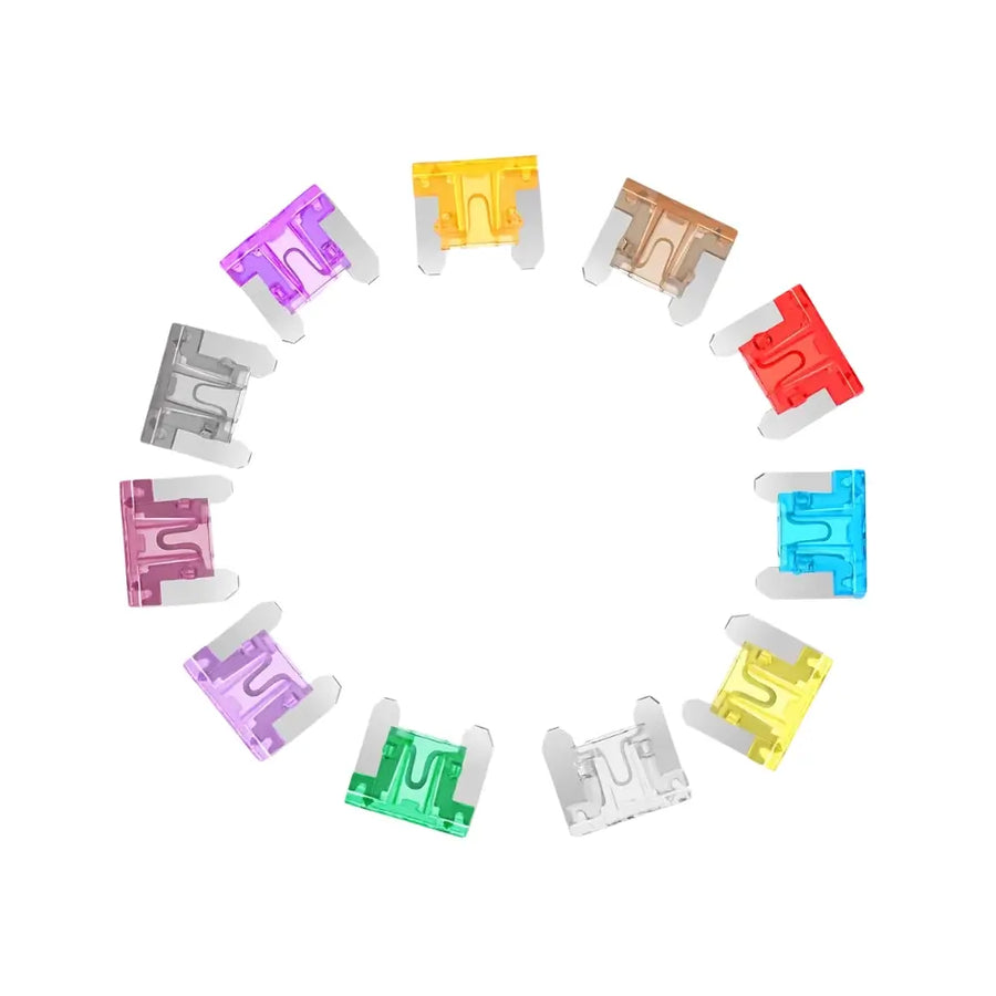 Low-Profile Micro Blade Fuse Kit for Modern Cars & SUVs (APS LP, 10-Pack)