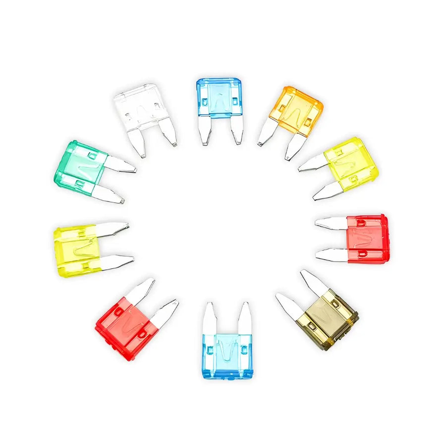 Mini ATM Blade Fuse Kit for European & Japanese Vehicles (10-Pack)