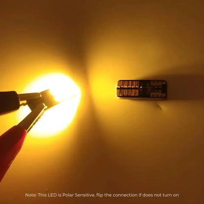 Compact T10 Canbus LED Bulbs (Pair)