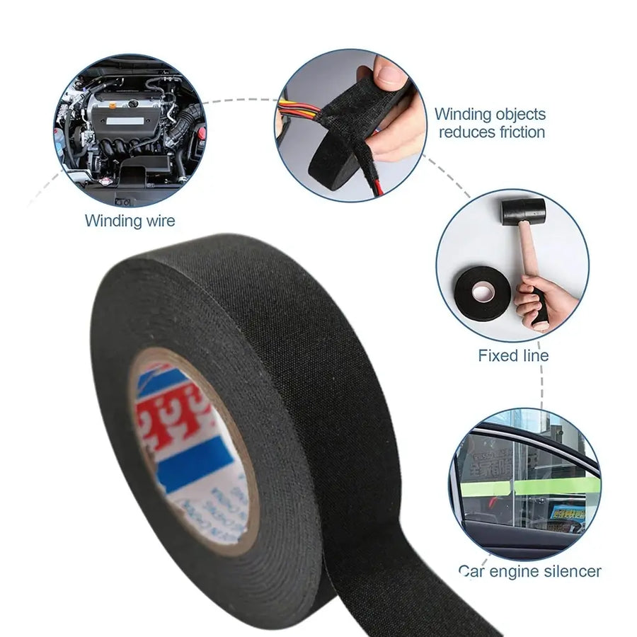 Professional Automotive Wiring Harness Tape (19mm x 15M)