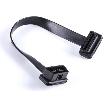 30cm Low-Profile 90-Degree Angled OBD-II Extension Cable