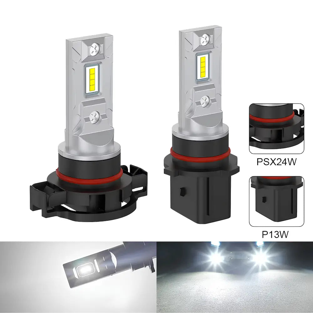 p13w psx24w day time running light drl led for cars canbus error free