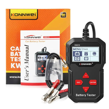 Konnwei KW210 12V Car Battery & Alternator Diagnostic Analyzer