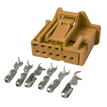 OEM 6-Pin VAG Automotive Connector - 6Q0972706A Brown