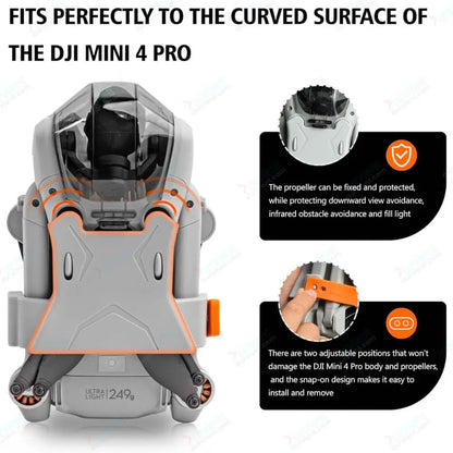 Silicone Propeller Holder Strap for DJI Mini 4 Pro