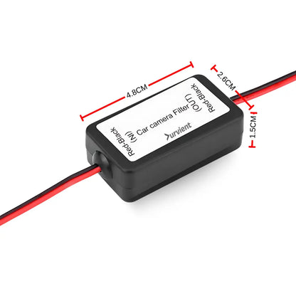 rear view backup camera signal camera filter rectifier dimension