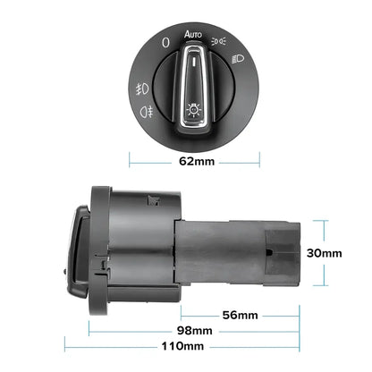 Plug-and-Play Automatic Headlight Switch for VW Polo, Vento & Skoda Rapid