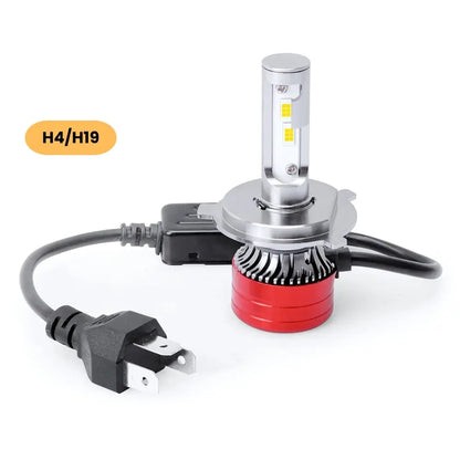 Durvient V13 56W H4 Dual Beam LED Headlight Bulb with 1:1 Halogen Size and Canbus Driver