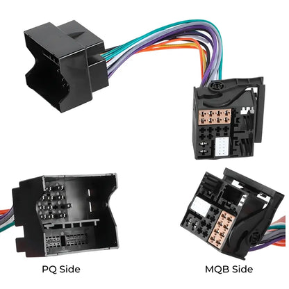 PQ to MQB Quadlock Conversion Cable for VW & Skoda Touchscreens