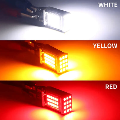 T15 W16W WY16W Canbus Error-Free LED Bulbs (Pair)