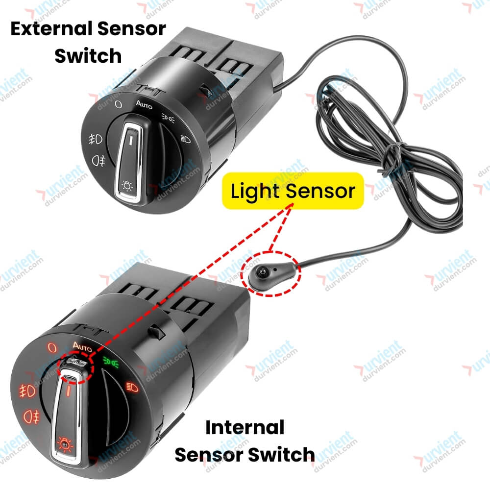 5 main sensor vw polo vento automatic headlight switch position