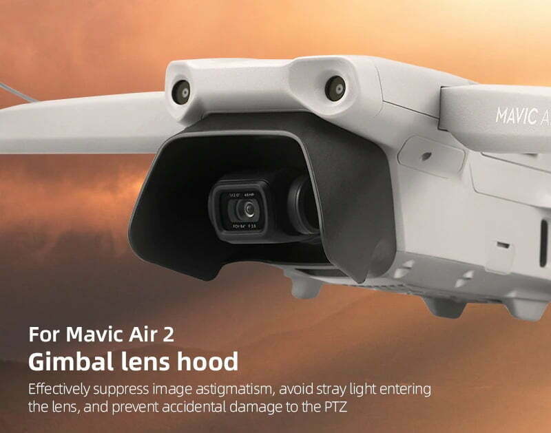 RC GearPro Mavic Air 2 Lens Hood Sun Shade Gimbal Cover Compatible for Mavic Air 2 Accessories 