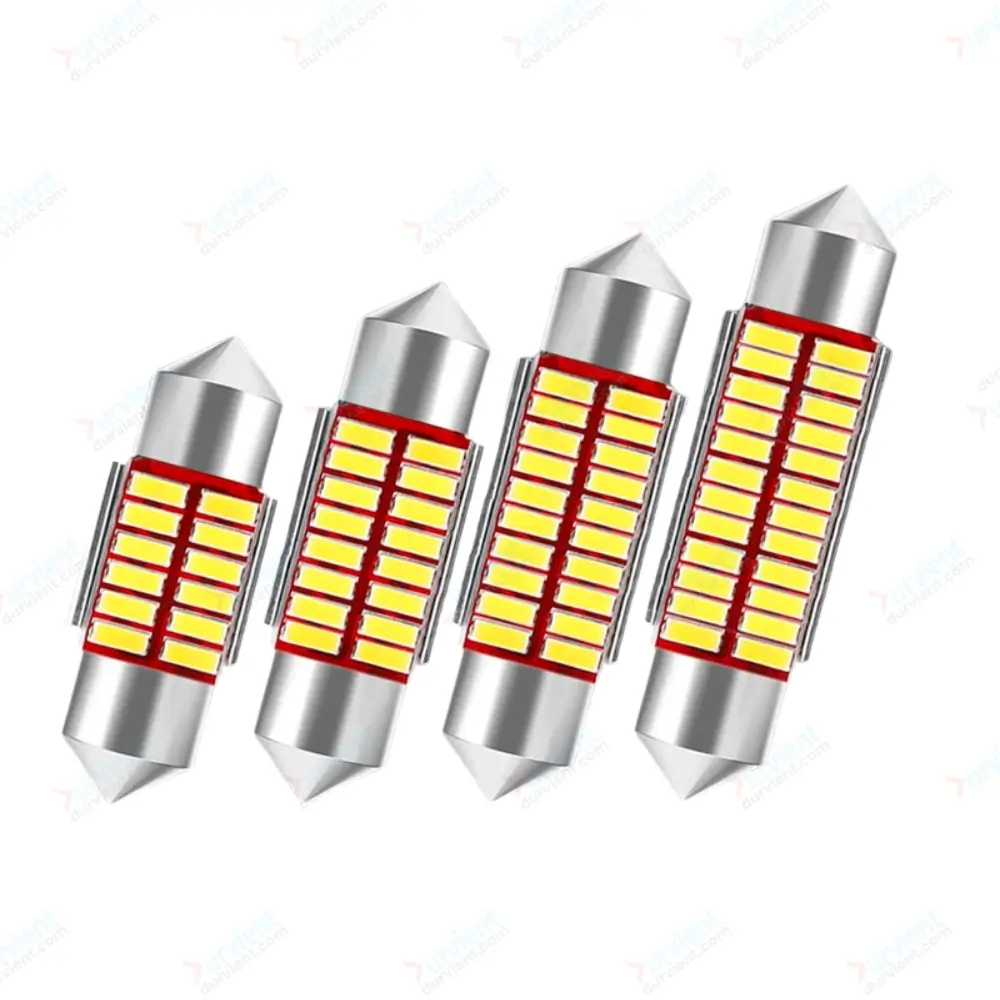 6418 Festoon LED Bulbs CANBUS Error Free 6411 C5W 36mm (1.41 inch