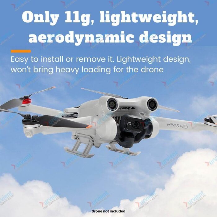 aerodynamic design mini 3 pro folding landing gear