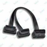 OBD II splitter y extension cable 1 male to 2 female ports