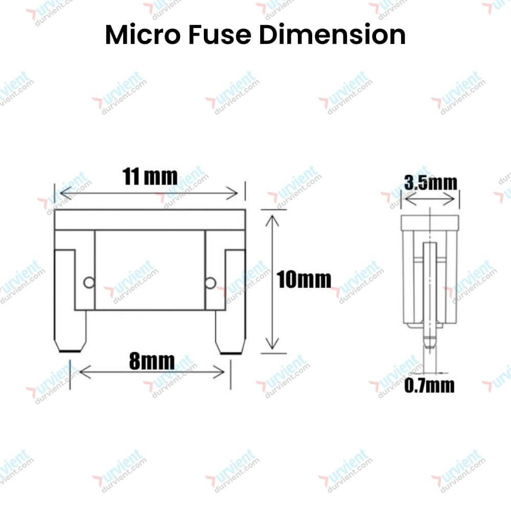 micro blade fuse aps ls dimension schematics