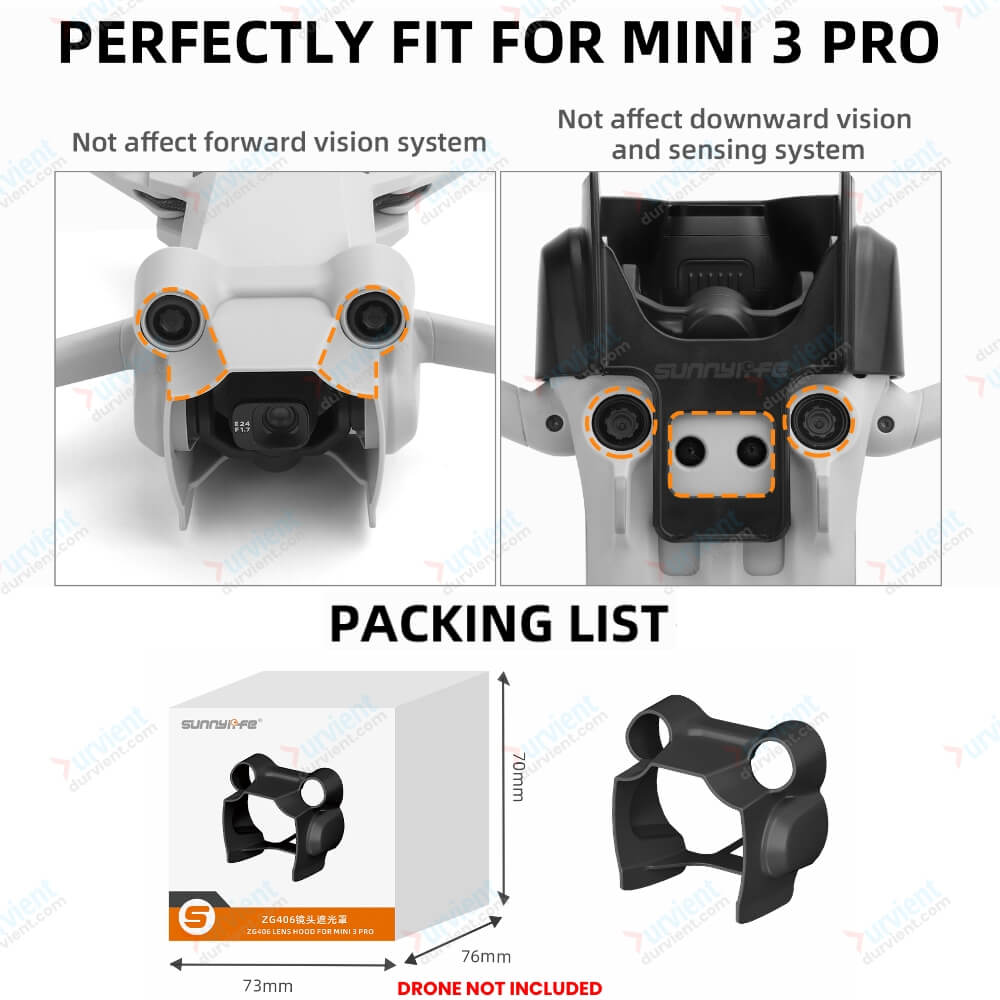 Packing list and compatibility dji mini 3 pro lens gimbal hood sunshade