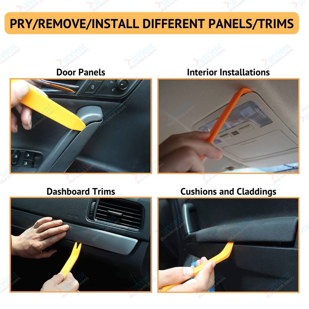 multiple uses dashboard trim removal tool plastic abs 4 pcs set