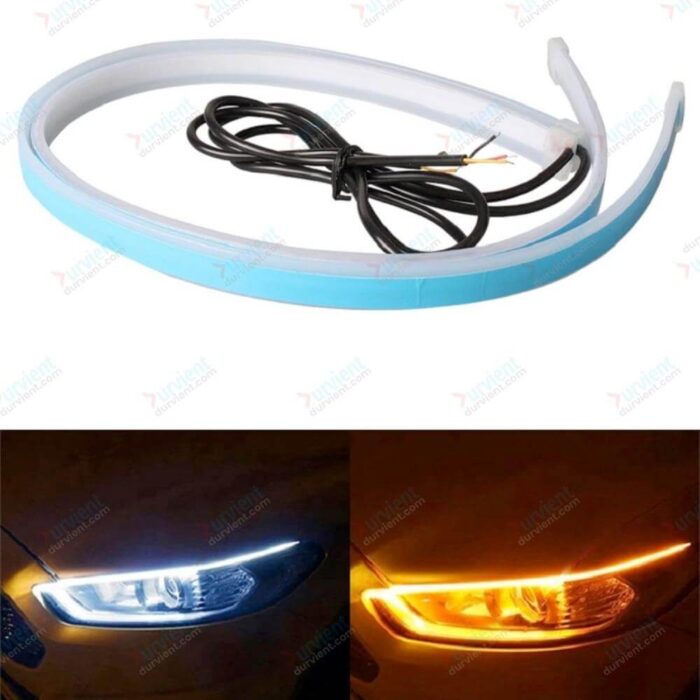 Flexible LED DRL Strip with waterflow indicator light