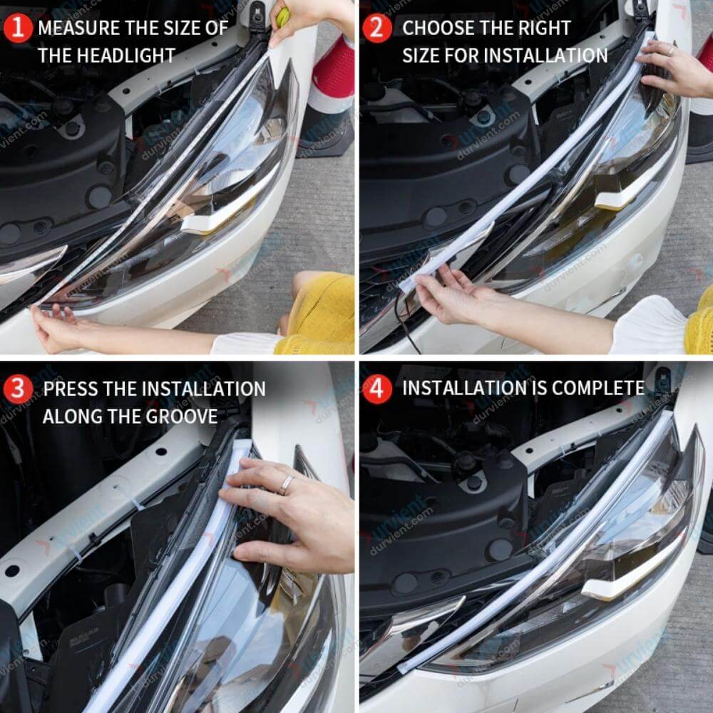 how to install drl strip