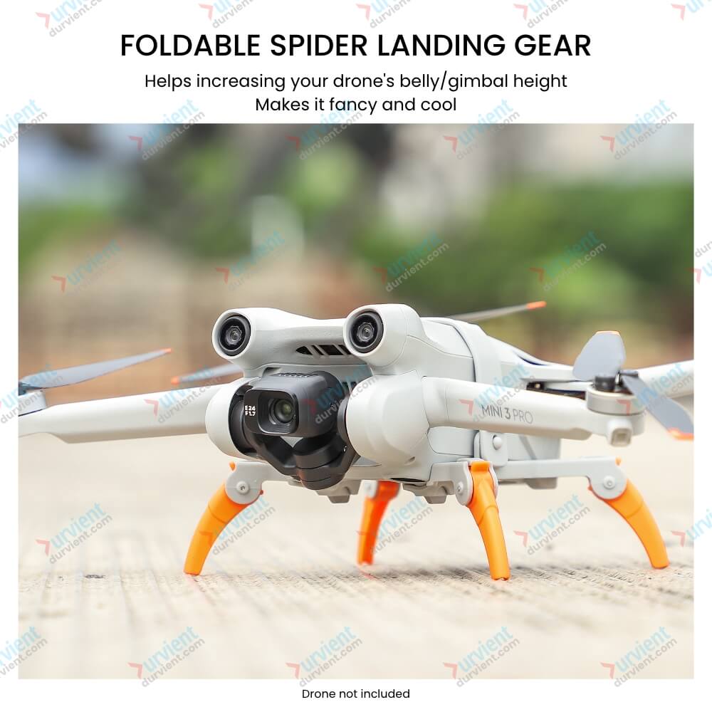 foldable design demo folding landing gear for dji mini 3 pro foldable spider landing gear