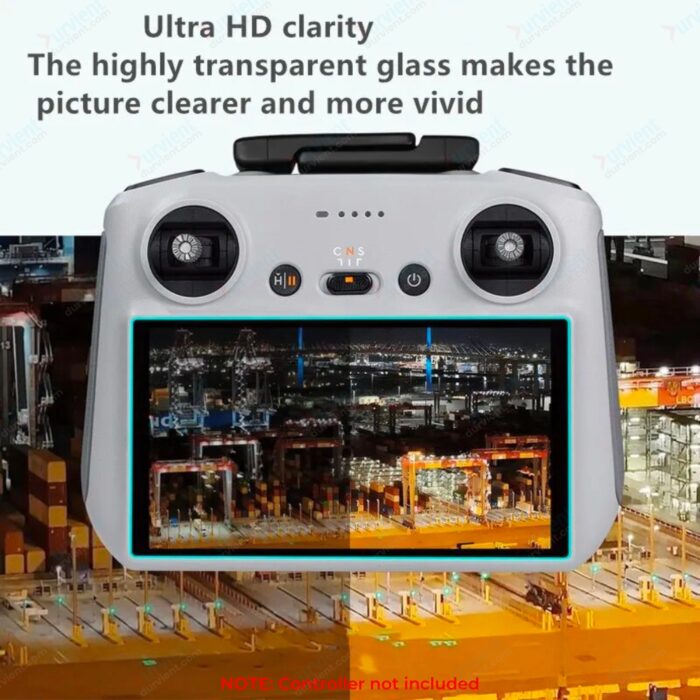 hd clarity dji rc rc2 tempered glass