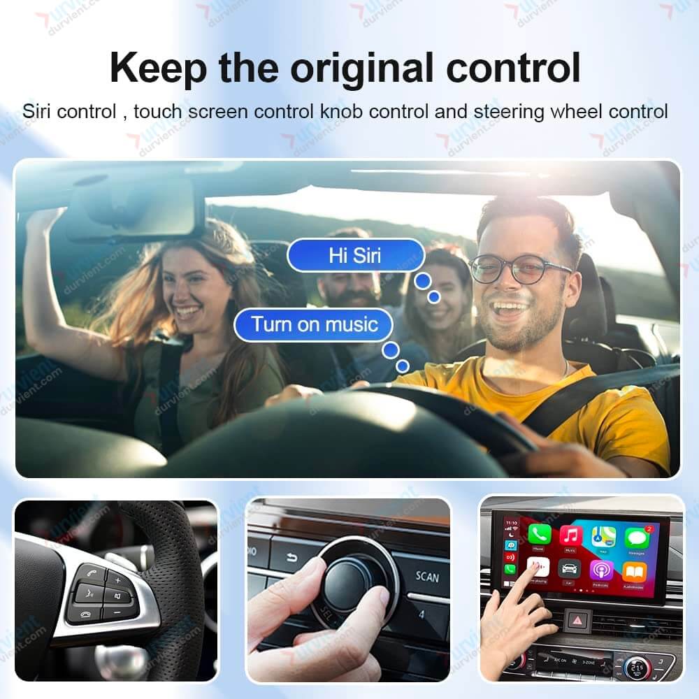 Carlinkit 4.0/3.0 Auto Wireless Carplay Adapter for Pioneer Kenwood Alpine  Harman Sony Car Multimedia Player with Wired CarPlay