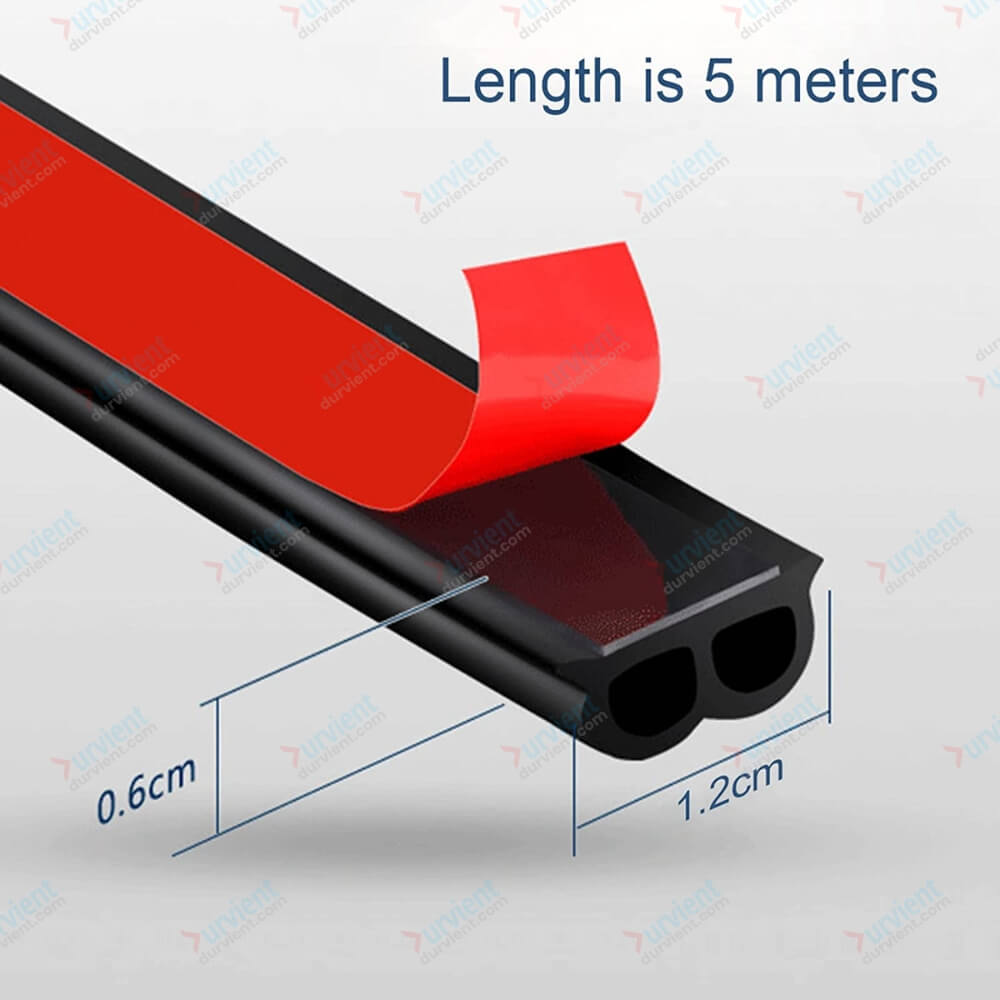 b type sound insulation seal length and dimensions