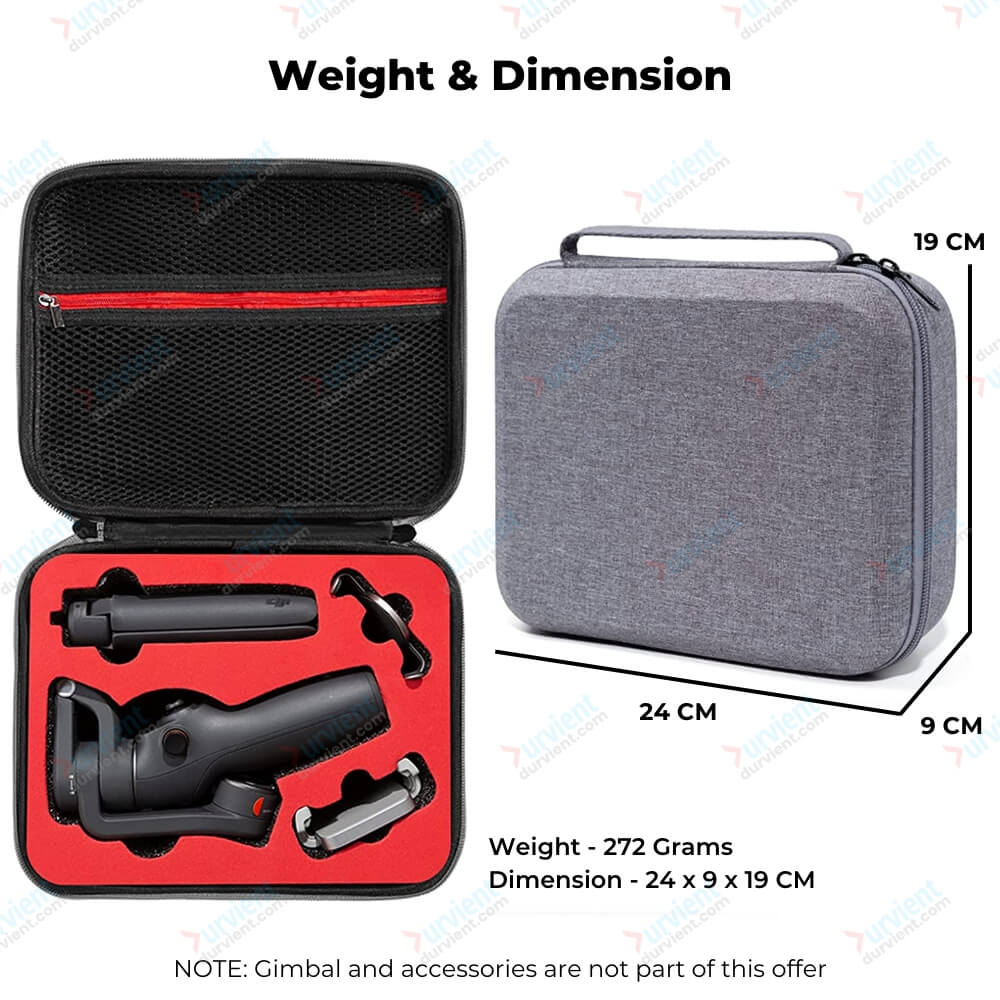 osmo 6 om6 carry case weight dimension