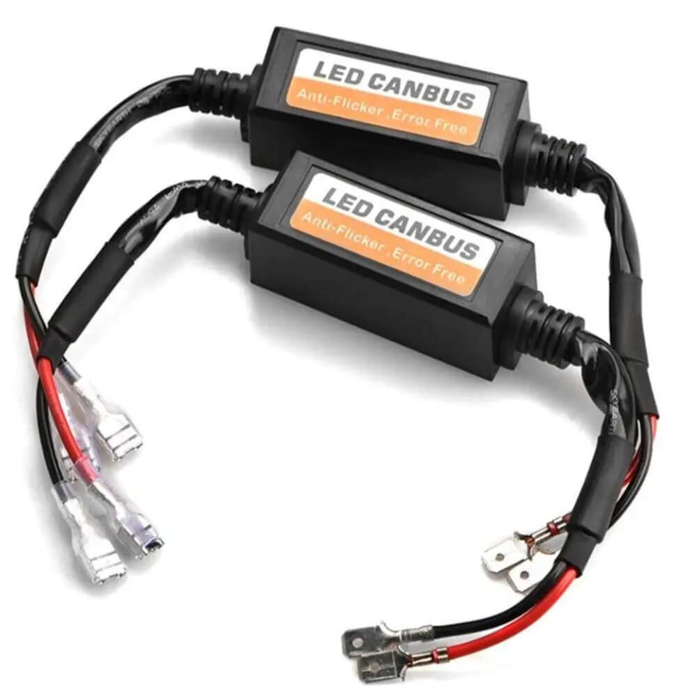 Bevinsee H15 LED Canbus Decoder Load Resistor Headlight Anti Flashing Error  Free