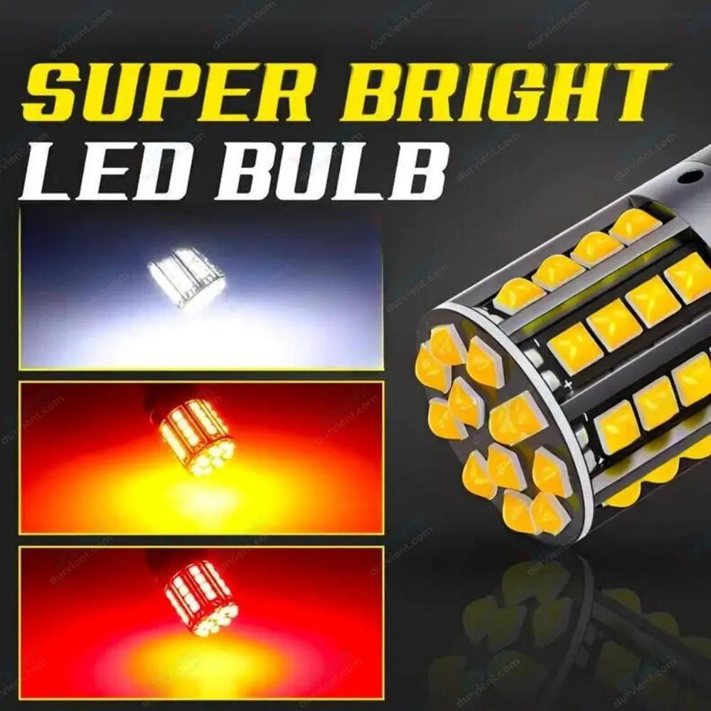 Durvient 35 LED Cross Pin PY21W BAU15S Canbus Error Free Turn Signal LED  Bulb Bulb - Amber/Yellow (1 Pair (Pack of 2 LEDs)) : : Car &  Motorbike