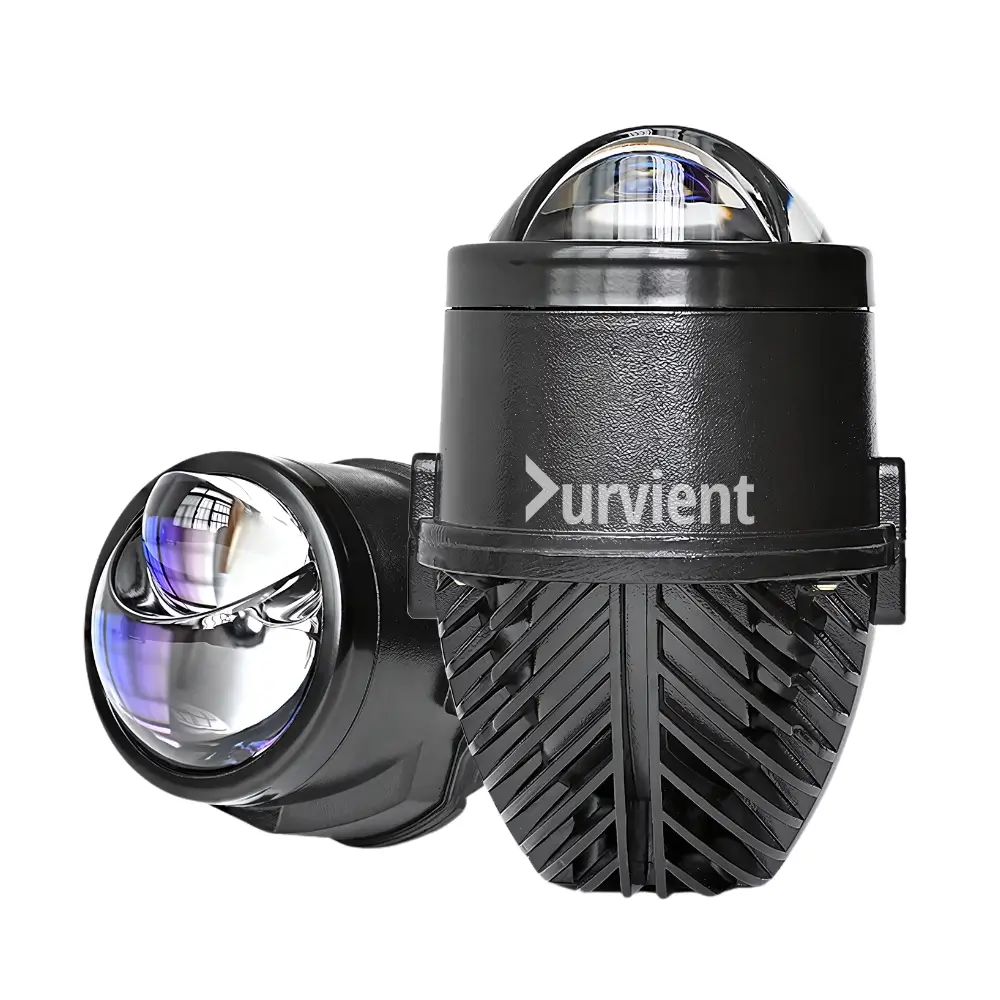 2 inch projector fog lights with laser focus beam bi-led fog projector auxiliary light for cars motorcyle bike toyota