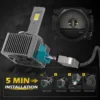 Easy to install just 5 mins to install and ready