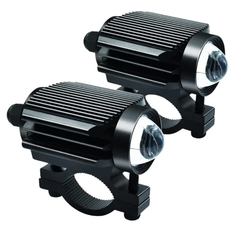 pack of 2 Auxiliary Light mini drive 12 watt dual color for bike motorcycle cars fog aux light