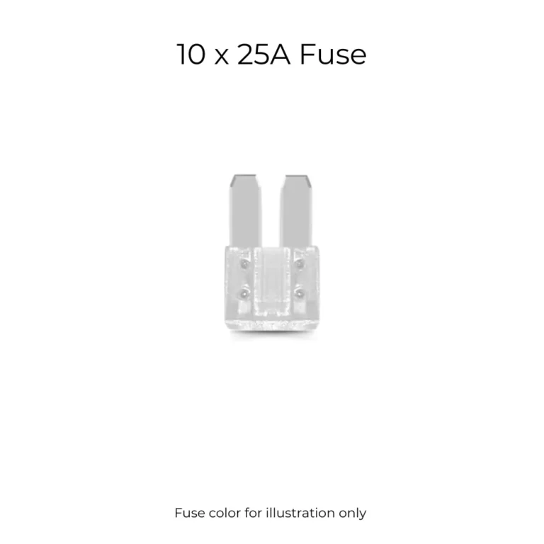 25A 25 amp micro2 blade fuse ato atc atr fuse