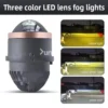 tri color bi-led fog projector