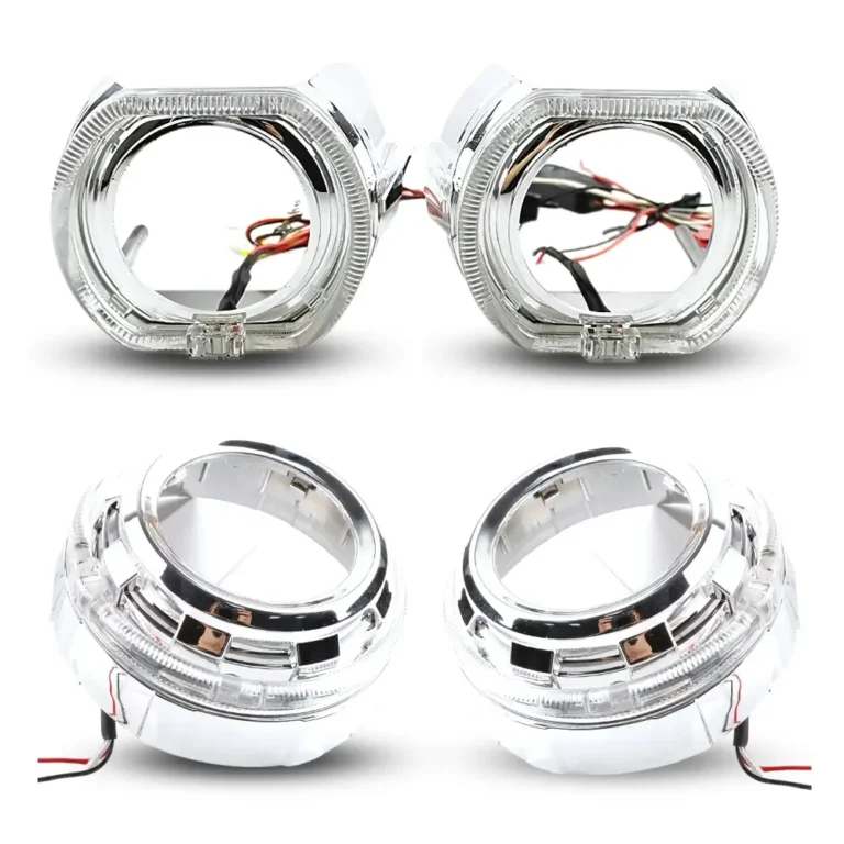 3 inch projector shroud mask cover with drl angel eye