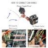 Wiring schematics how to connect canbus wires on iso connector