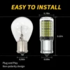 easy to install ba15s white led