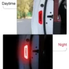 how it looks like in the day and night time door reflector