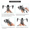 how to install folding landing gear on dji air 3 air 3s