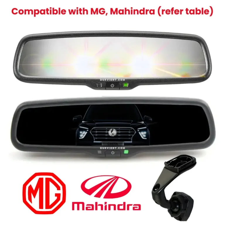auto dimming internal rear view mirror IVRM for mg astor zs ev xuv300 3xo