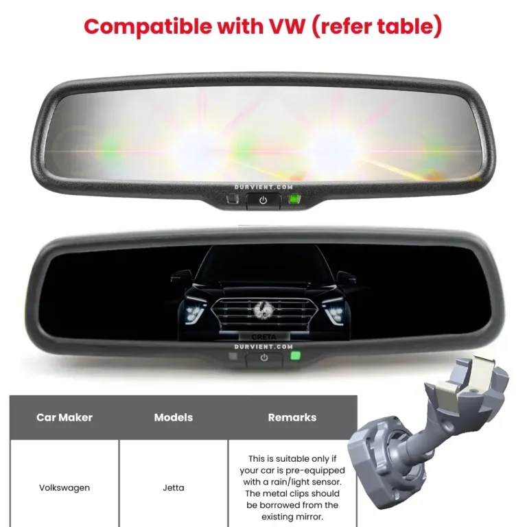 auto dimming internal rear view mirror IVRM for volkswagen skoda no. 60