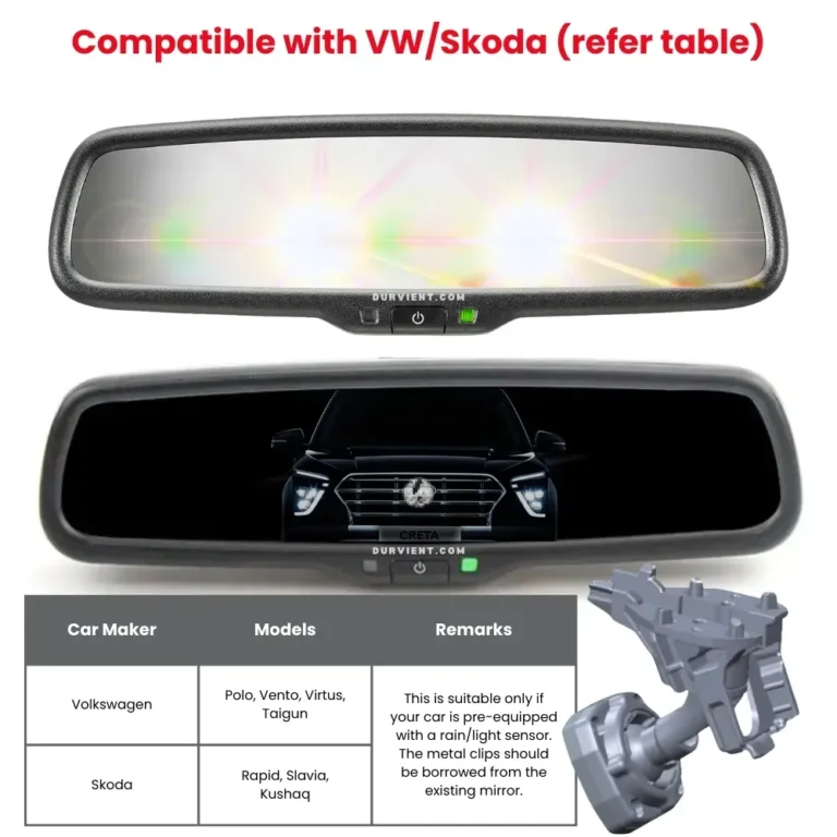 auto dimming internal rear view mirror IVRM for volkswagen skoda no. 67