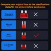 comparison with different type of fuses mini atm apm