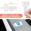 parking ticket holder dimension